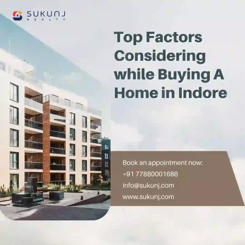 A modern residential building in a well-developed locality of Indore.