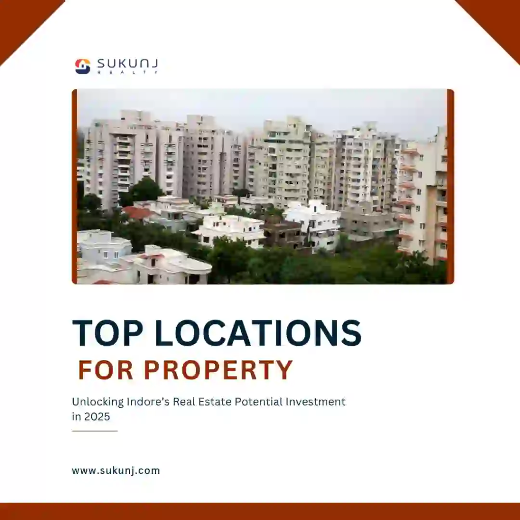 Discover Indore’s top property investment spots for 2025. From luxury apartments in Saket Nagar to commercial spaces in MG Road, explore why these areas are the most promising for real estate investors.