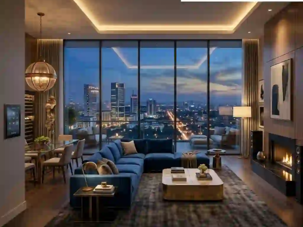 A modern premium luxury villa in a green gated community in Indore