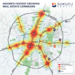 Map of IDA Investment in Indore real estate projects and 2026 property hotspots