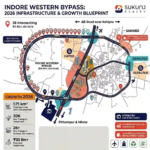 ndore Western Bypass 2026 real estate investment zones and intersecting villages map