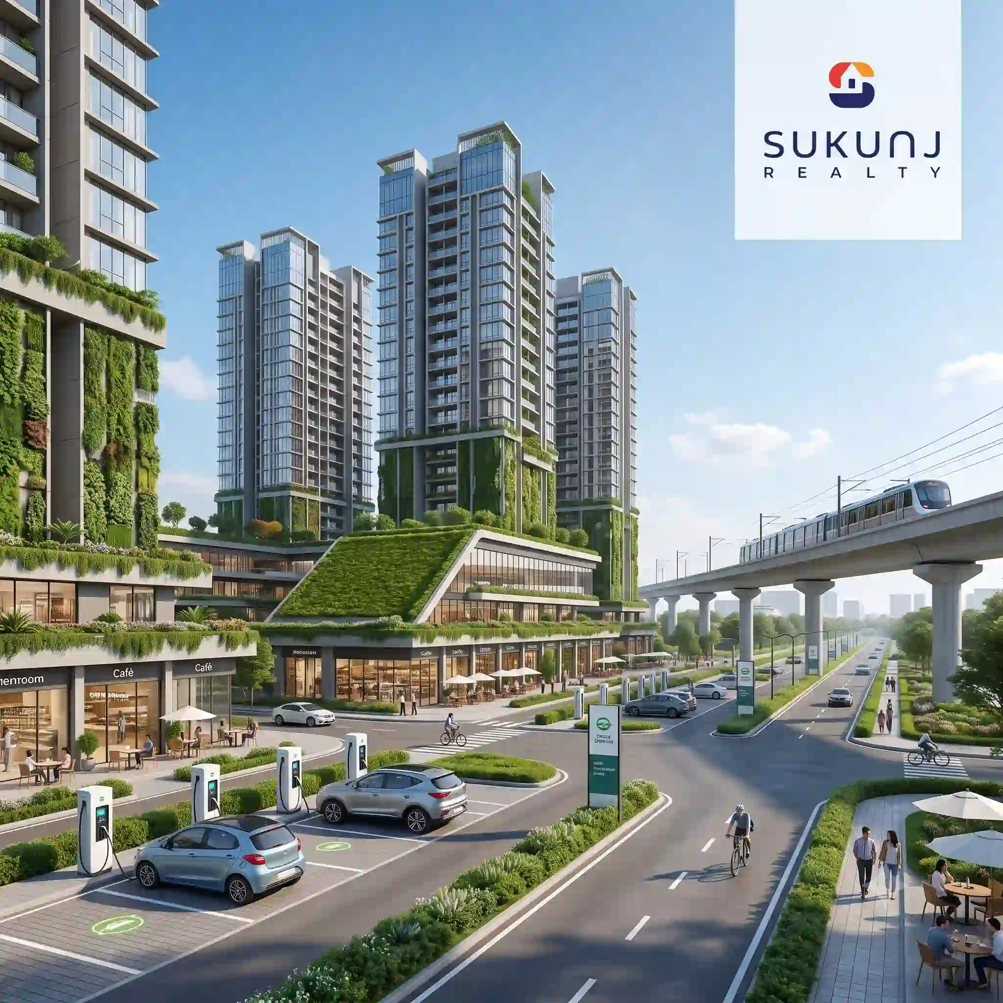 Modern commercial real estate complex highlighting high-ROI Property Investment in Indore during 2026.