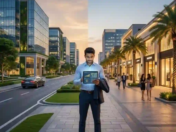 IT professional comparing Super corridor indore properties with downtown luxury apartments to maximize ROI.